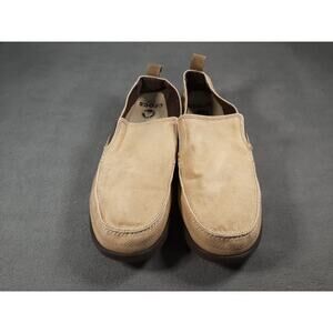 Crocs Walk Loafers RN 11270 Mens 11m Canvas Boat Beach Travel Casual Nautical